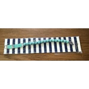 Keep Collective Turquoise Beaded Bracelet Inspiration Beads Silver NWT